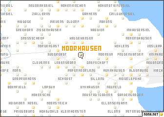 map of Moorhausen