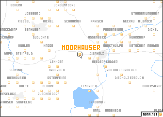 map of Moorhäuser