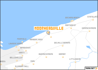 map of Moorheadville