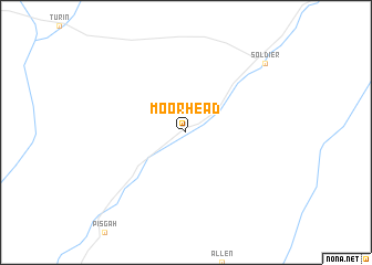 map of Moorhead