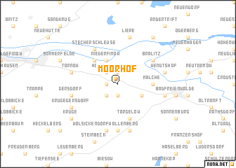 map of Moorhof