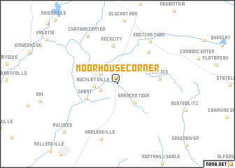 map of Moorhouse Corner
