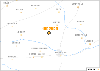 map of Moorman