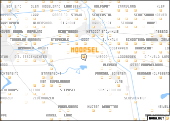 map of Moorsel