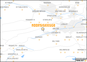 map of Moorside Edge