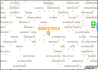 map of Moorstrich