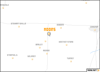 map of Moors