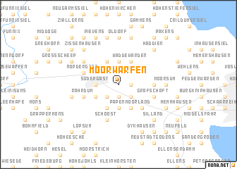 map of Moorwarfen