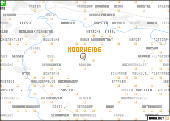 map of Moorweide