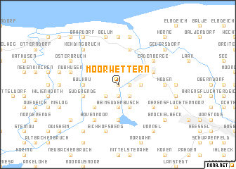 map of Moorwettern