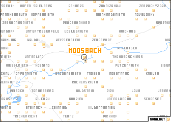 map of Moosbach