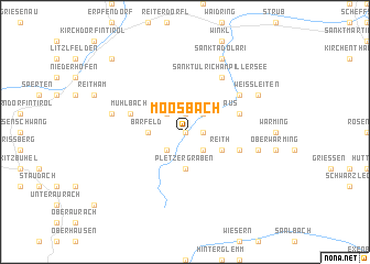 map of Moosbach