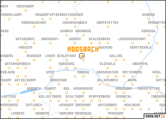 map of Moosbach