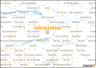 map of Moosbierbaum