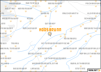 map of Moosbrunn