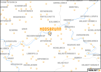 map of Moosbrunn