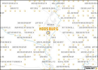 map of Moosbürg