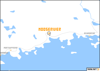 map of Moose River