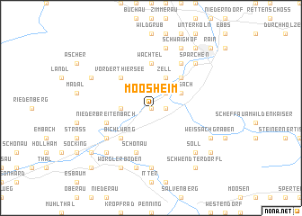 map of Moosheim