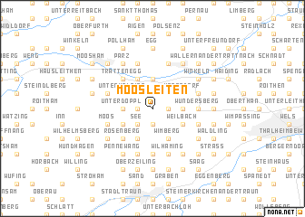 map of Moosleiten