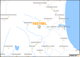 map of Mooyabil
