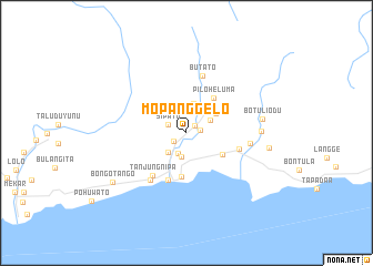 map of Mopanggelo