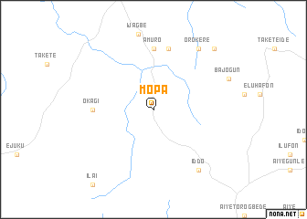 map of Mopa