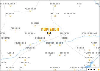 map of Mopiènga