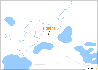 map of Mopipi