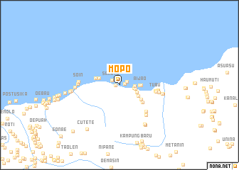 map of Mopo