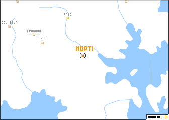 map of Mopti
