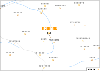 map of Moqiang