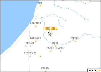 map of Moquel