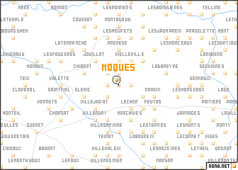 map of Moques