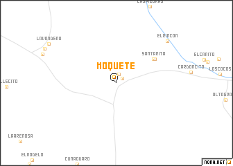map of Moquete