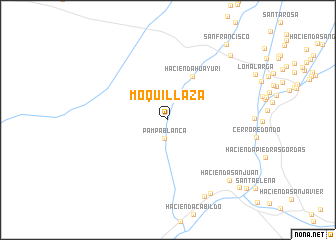 map of Moquillaza