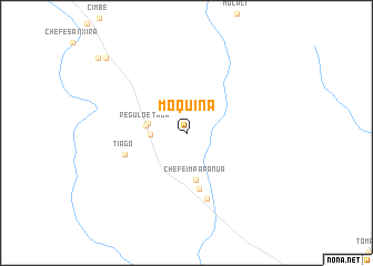 map of Moquina