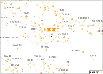 map of Morače