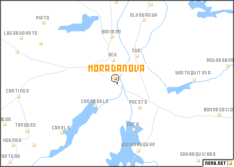 map of Morada Nova