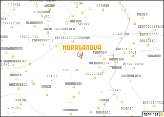 map of Morada Nova