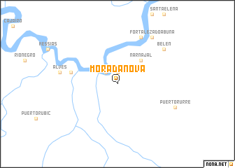 map of Morada Nova