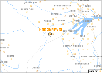 map of Morād Beygī