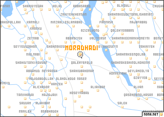 map of Morād Hādī