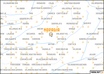 map of Moradia