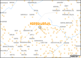 map of Morādi Janjīl