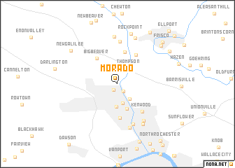 map of Morado