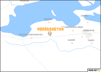 map of Morād Sheykh