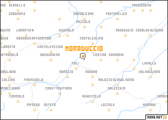 map of Moraduccio