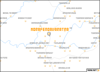 map of Morafeno Avaratra