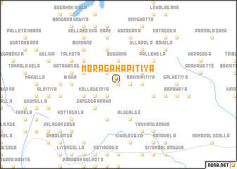 map of Moragahapitiya